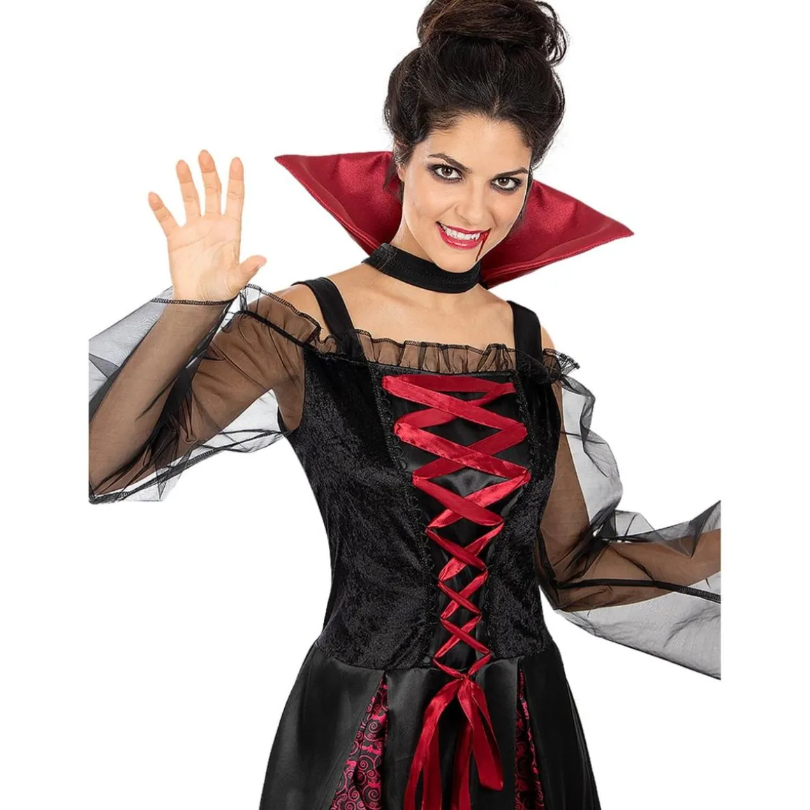 Disfraz de vampiresa mujer XS