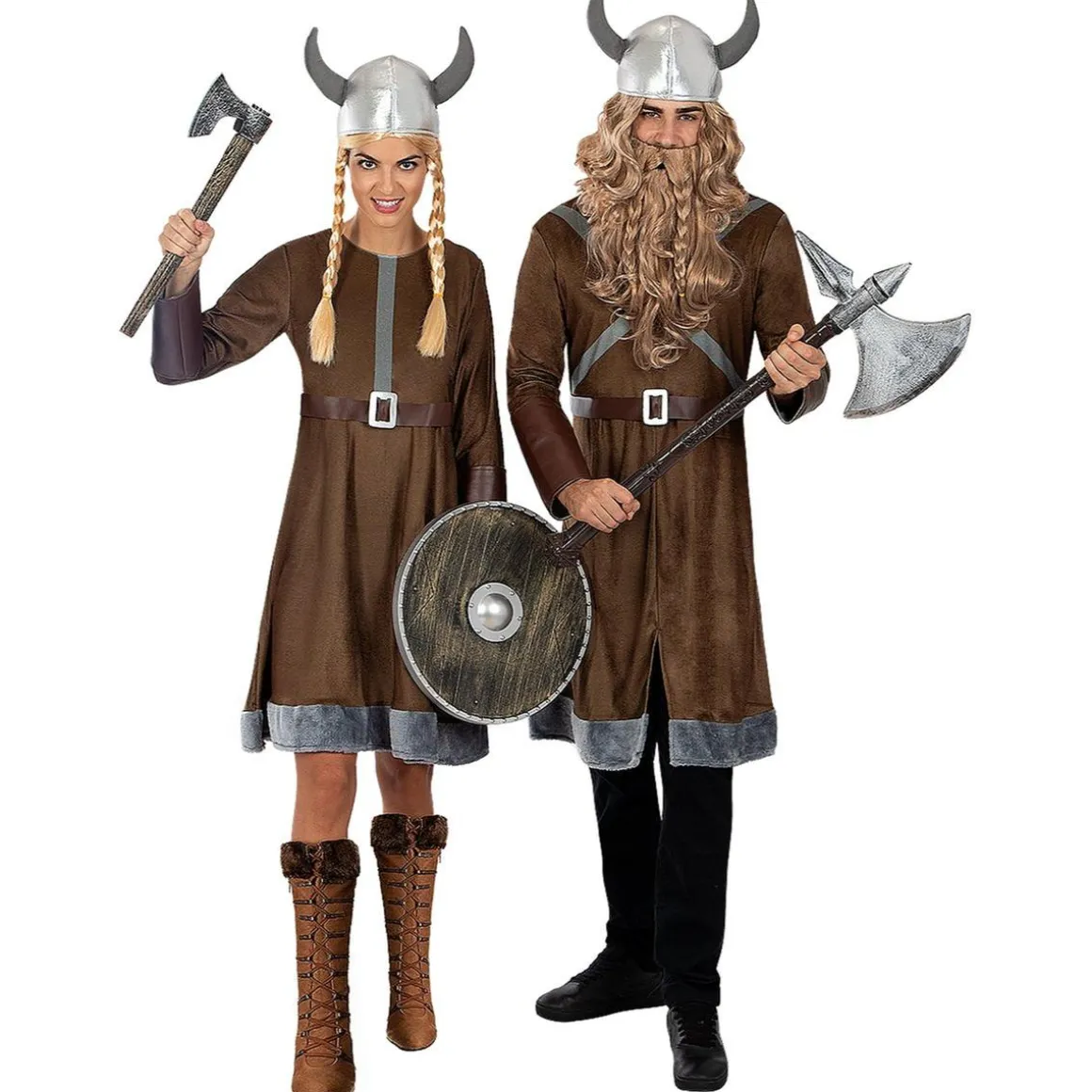 Disfraz de vikinga XL