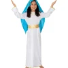 Disfraz de Virgen María niña 7-9 años