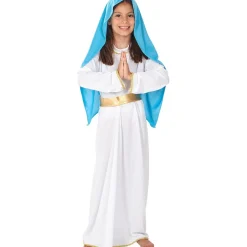 Disfraz de Virgen María niña 7-9 años