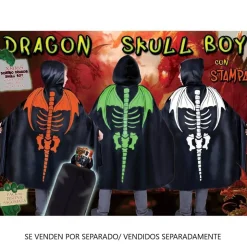 Disfraz Esqueleto de Dragón (varios colores)