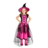 Disfraz infantil - Bruja chic rosa 5-7 años