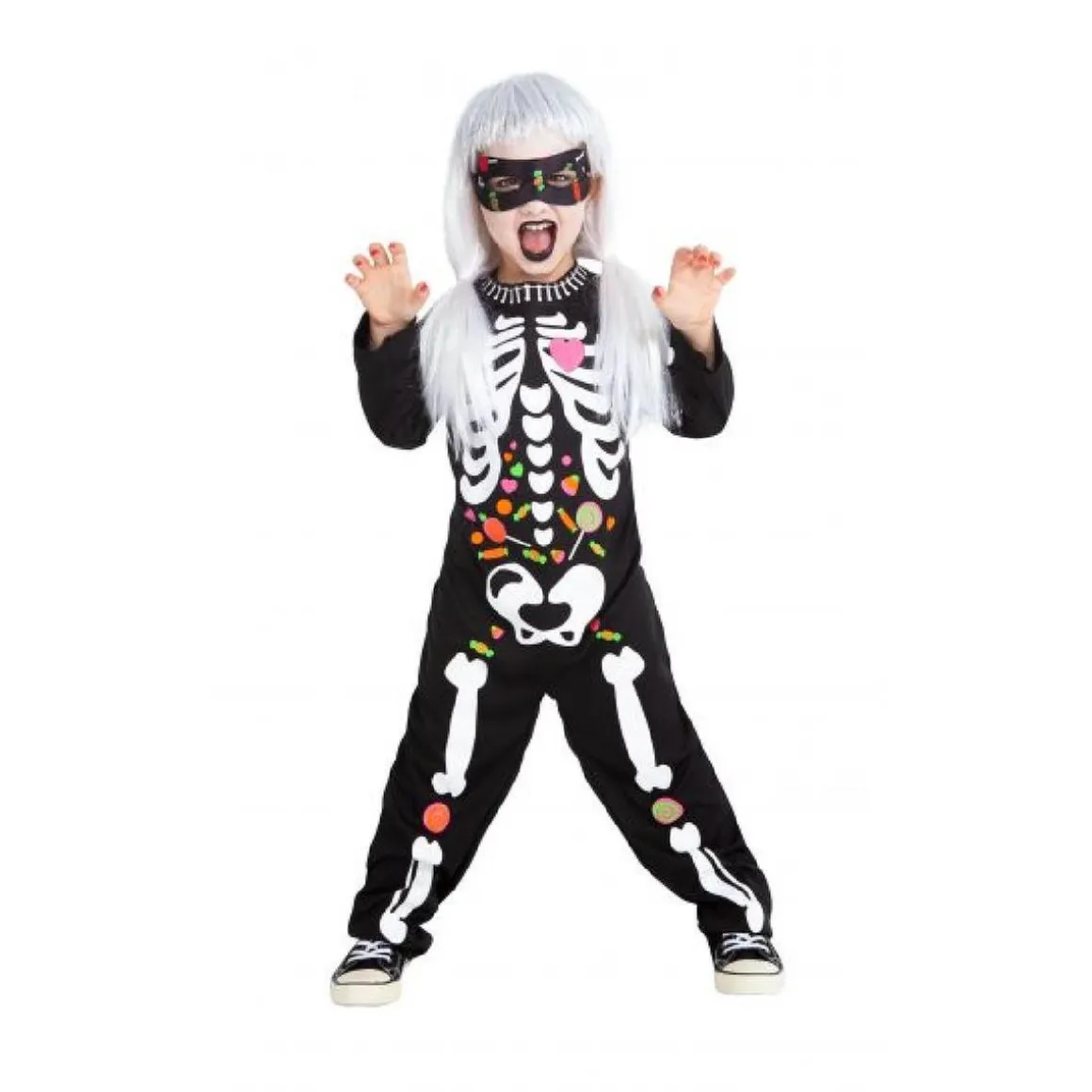 Disfraz infantil - Esqueleto candy 3-4 años