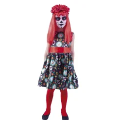 Disfraz infantil - Guadalupe Día de los muertos 5-6 años