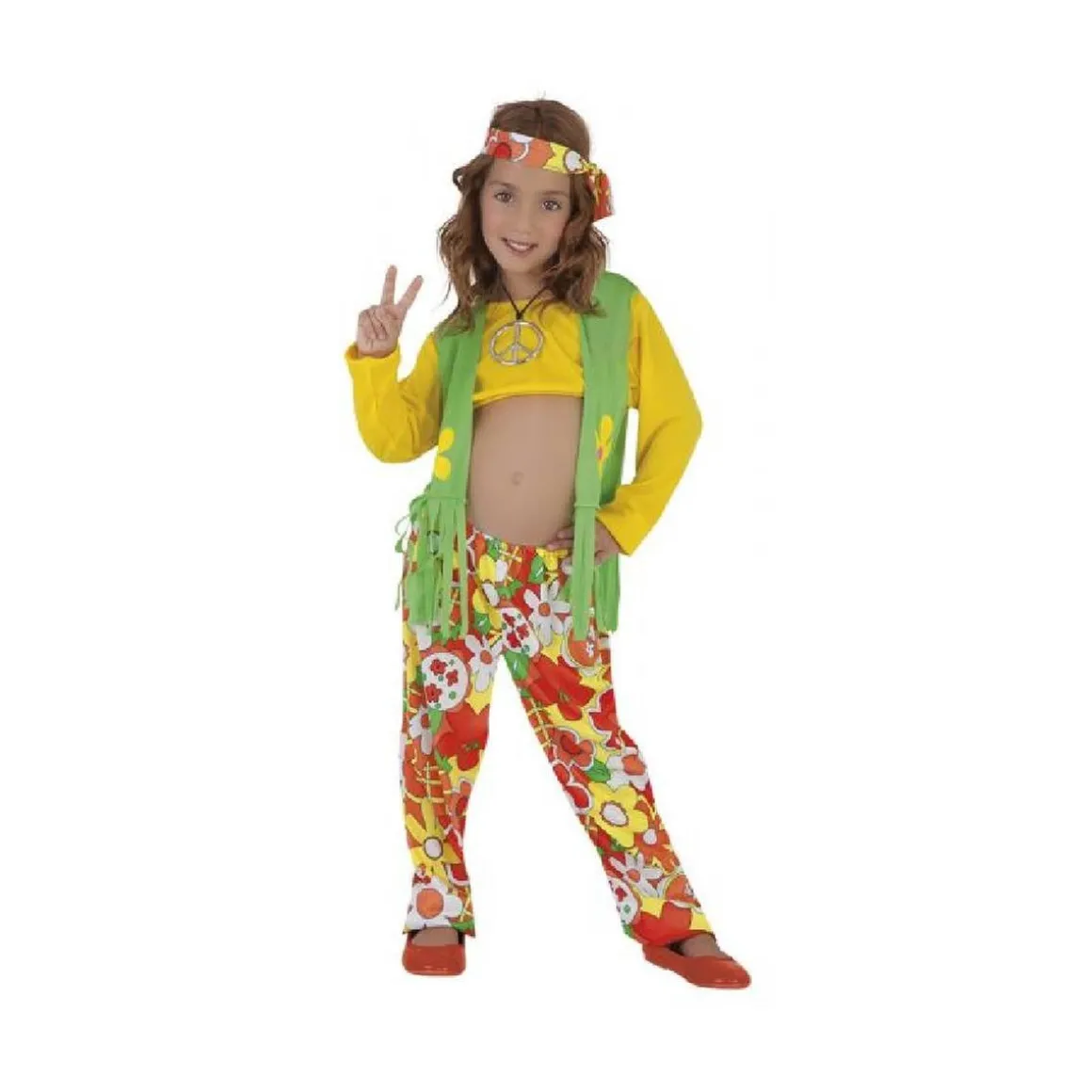 Disfraz Infantil - Hippie Niña 3-4 años