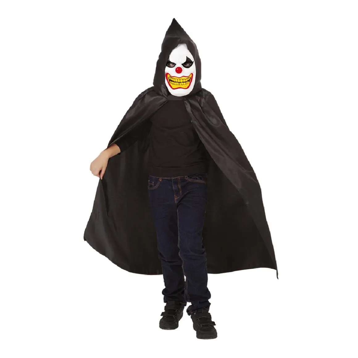 Disfraz Infantil - Payaso Perturbado Encapuchado 8-10 años