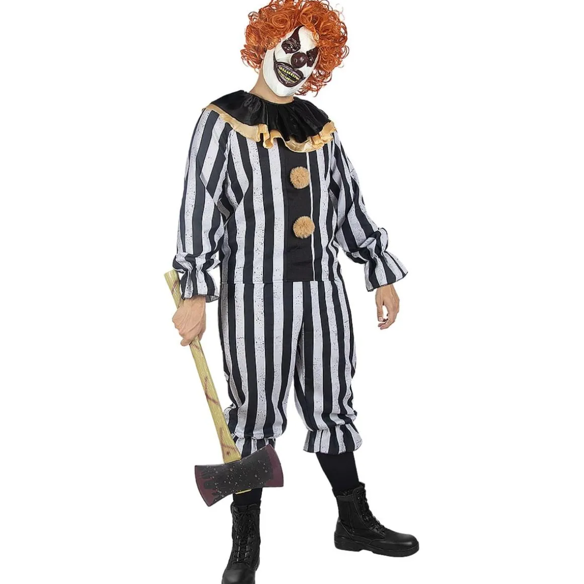 Disfraz Payaso Terrorífico Deluxe hombre XXL
