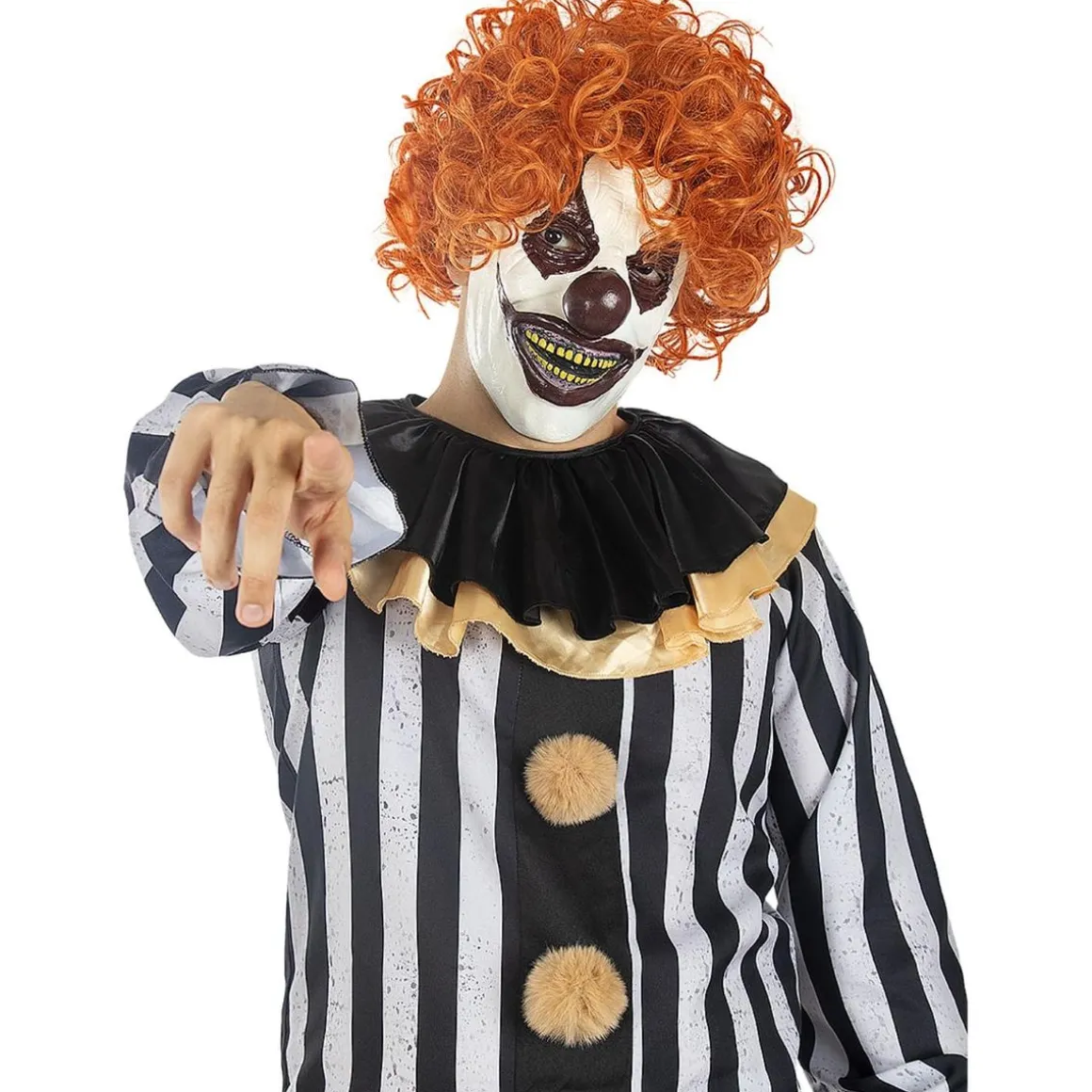 Disfraz Payaso Terrorífico Deluxe hombre XXL