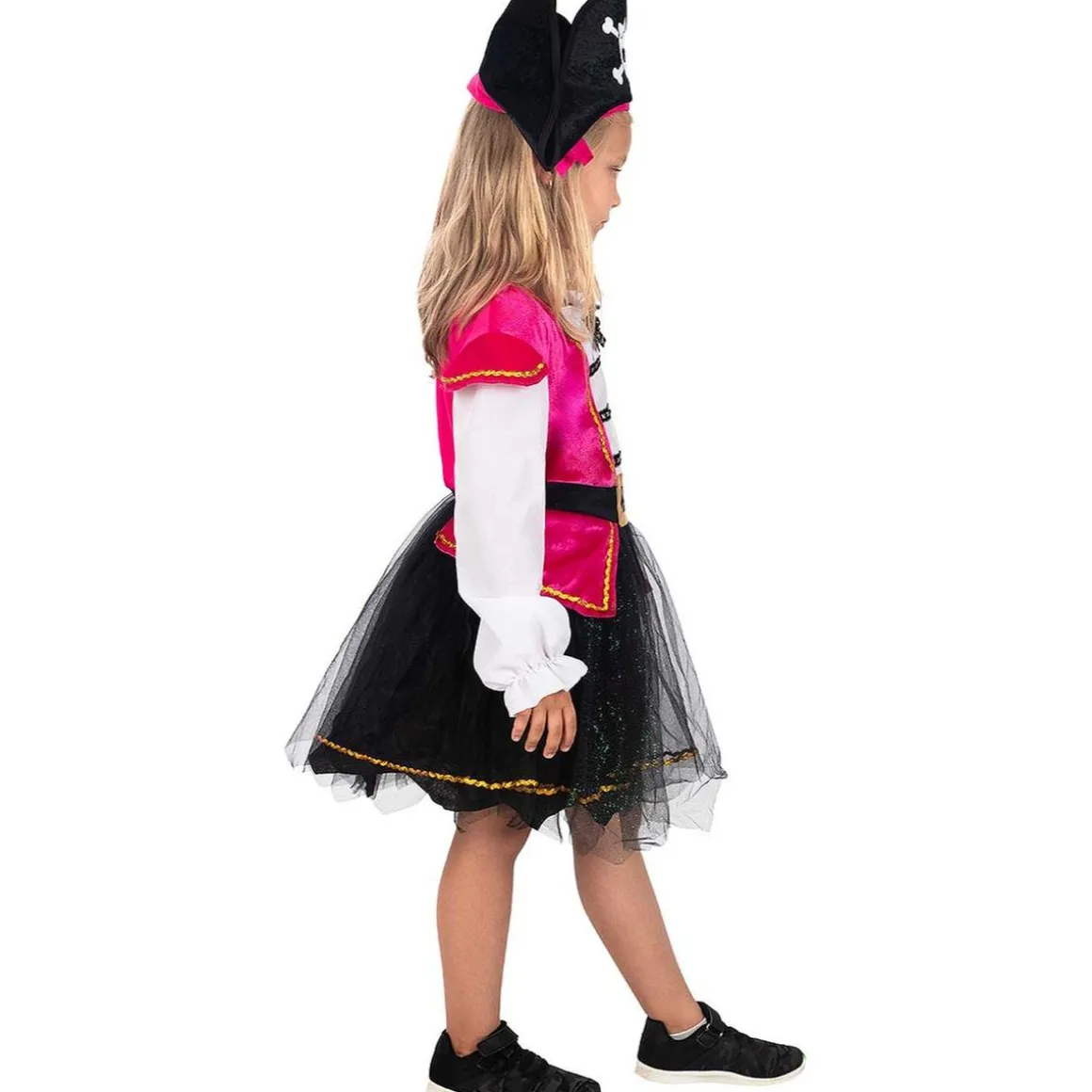Disfraz pirata rosa para niña 10-12 años