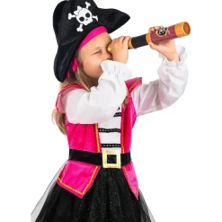 Disfraz pirata rosa para niña 3-4 años
