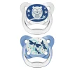Dr. Brown's - 2 Chupetes Prevent Nocturno 0-6M Azul
