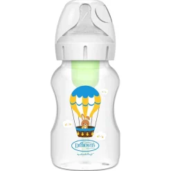 Dr. Brown's - Biberón Anticólico Options+ Boca Ancha 330 ml - Conejo