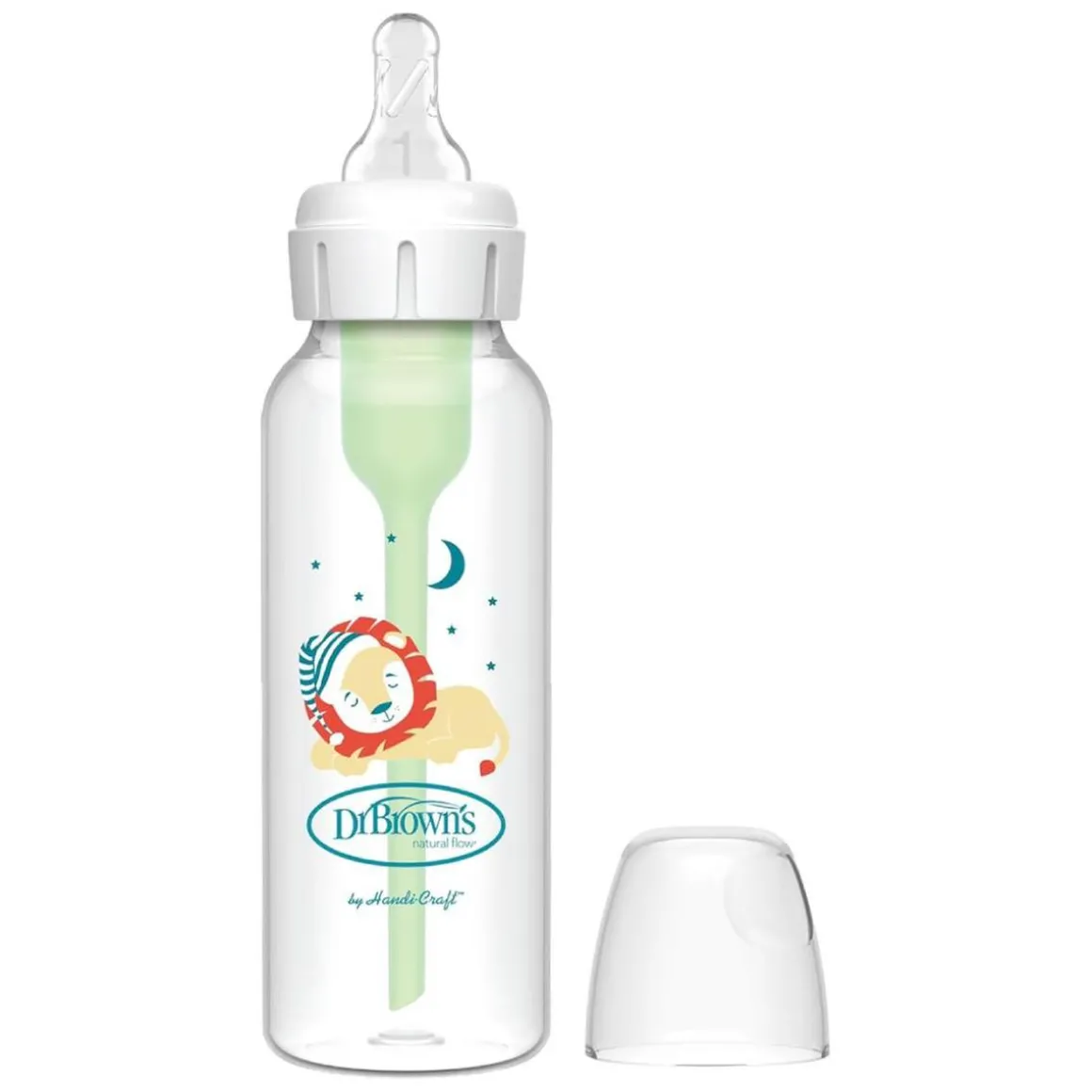 Dr. Brown's - Biberón Anticólico Options+ Boca Estrecha 250 ml - León