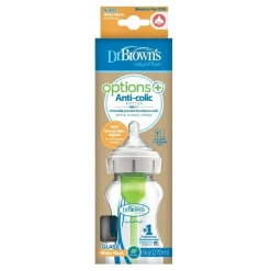 Dr. Brown's - Biberón Options boca ancha Cristal 270ml