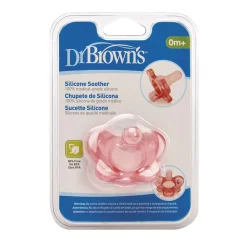 Dr Brown's - Chupete de Silicona 1 Pieza Rosa