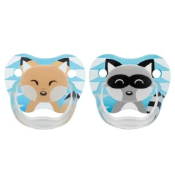 Dr Brown's - Pack 2 Chupetes Animales 0-6 meses Azul