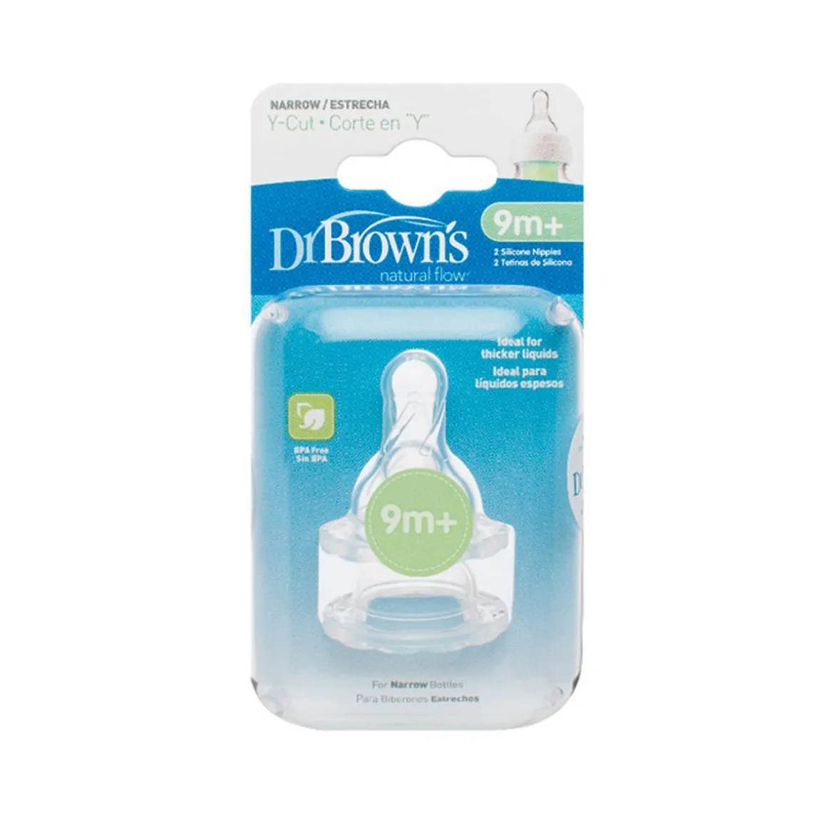 Dr. Brown's - Pack 2 Tetinas Options Estándar Corte Y