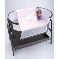 Edredón de invierno rosa para niña