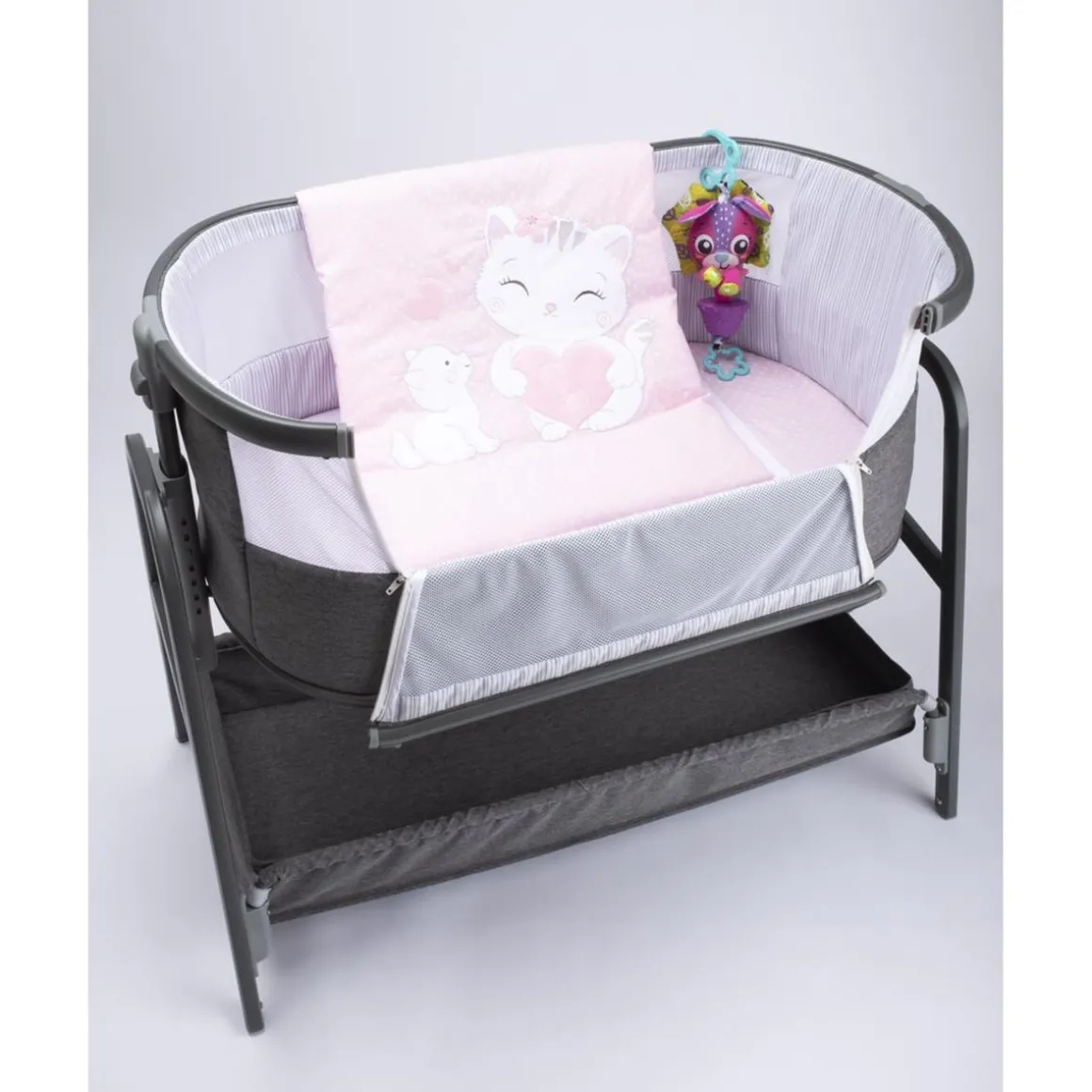 Edredón de invierno rosa para niña