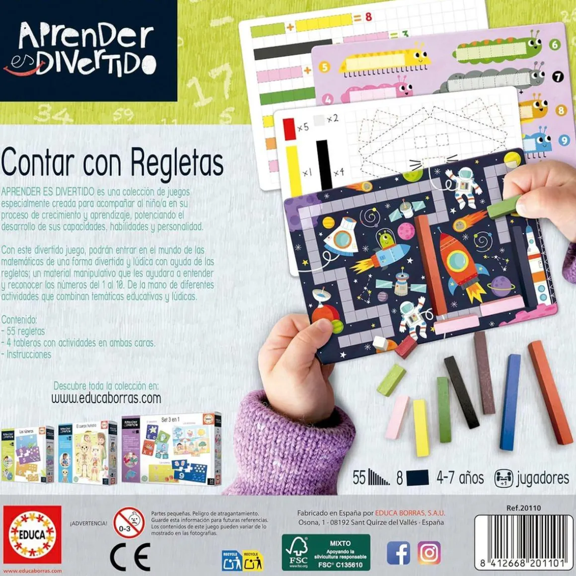 Educa Borras - Contar con regletas