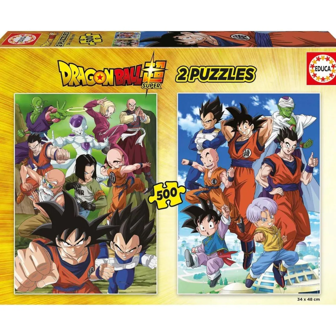 Educa Borras - DragonBallZ - Puzzle Educa 2x500 ㅤ