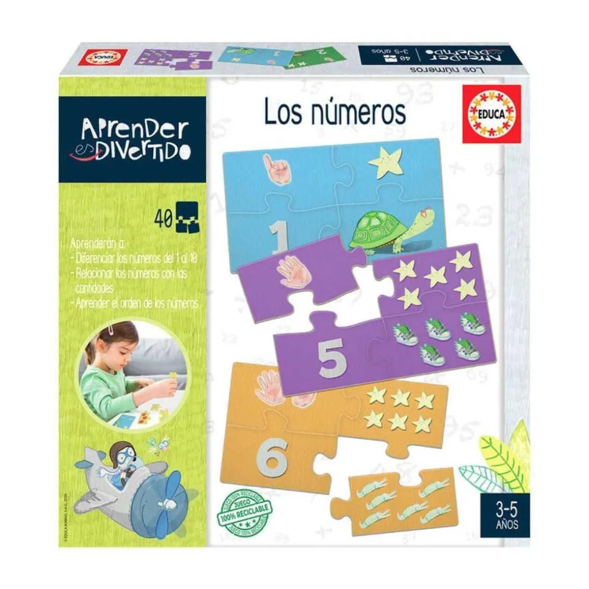 Educa Borras - Juego Educativo: Aventura lúdica en el Universo de los Números ㅤ
