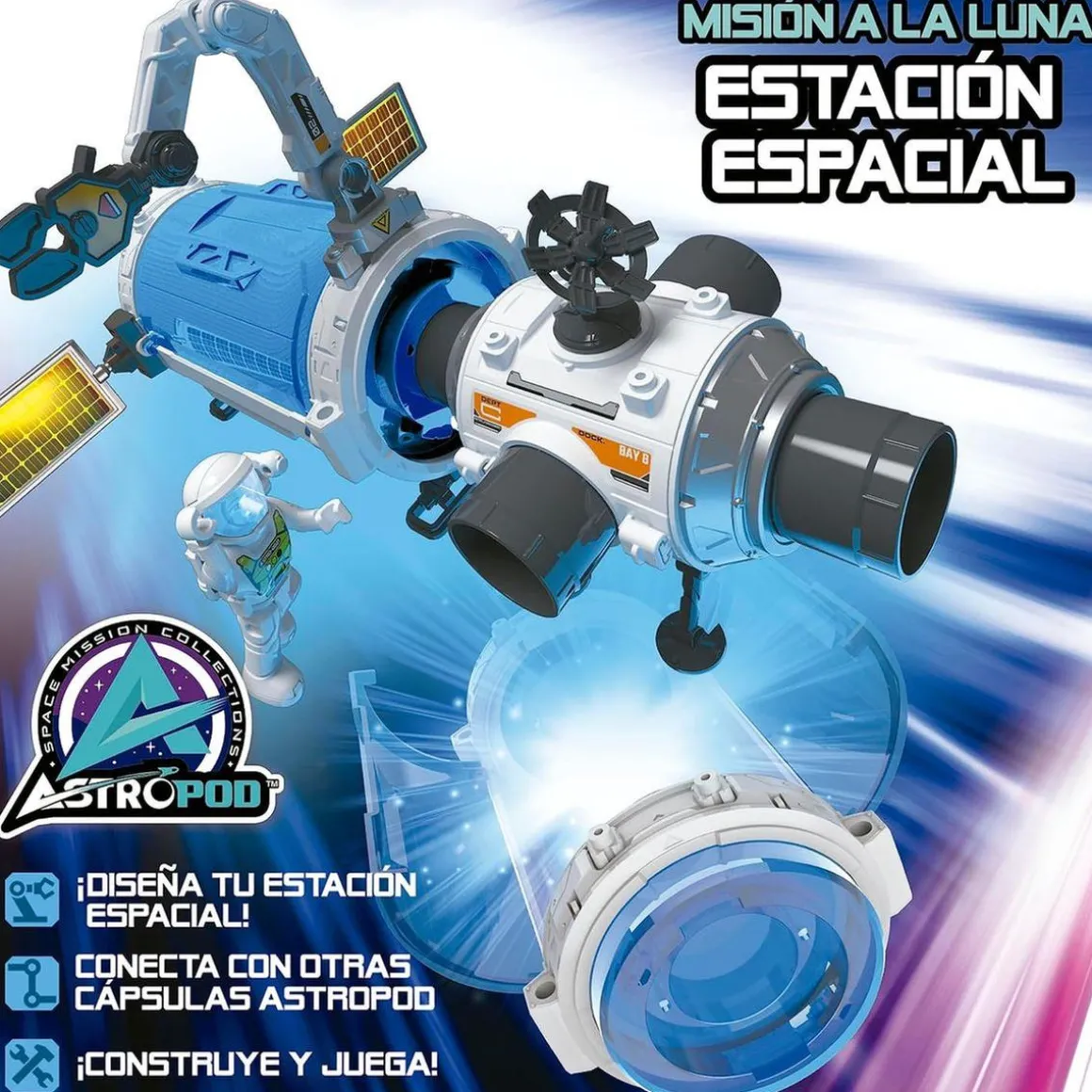 Educa Borras - Misión Espacial: Construye y conecta cápsulas para expandir la estación; con 31 piezas ㅤ