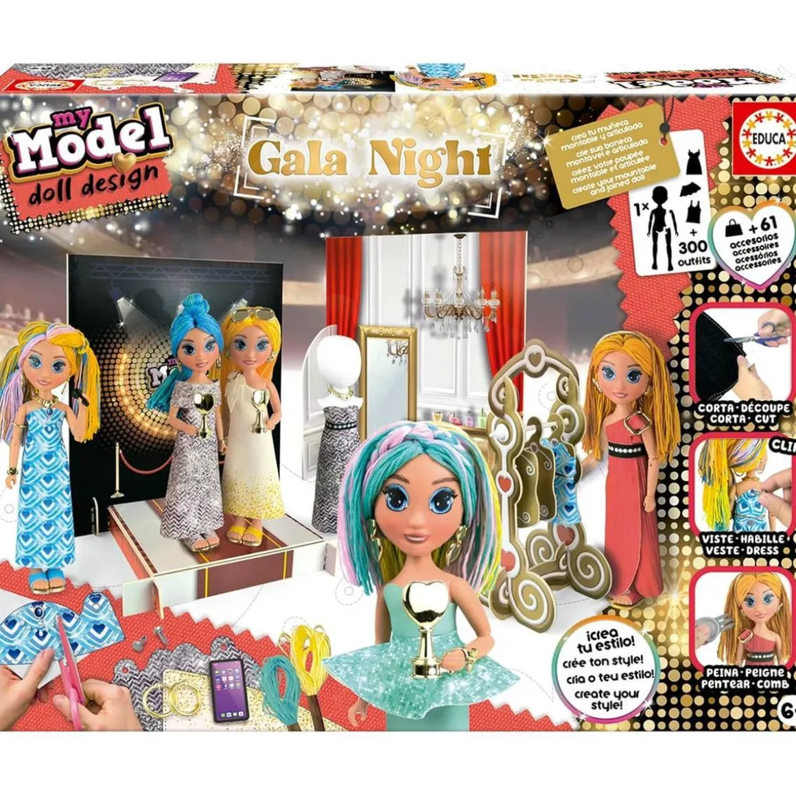 Educa Borras - My Model Doll Design Gala Night