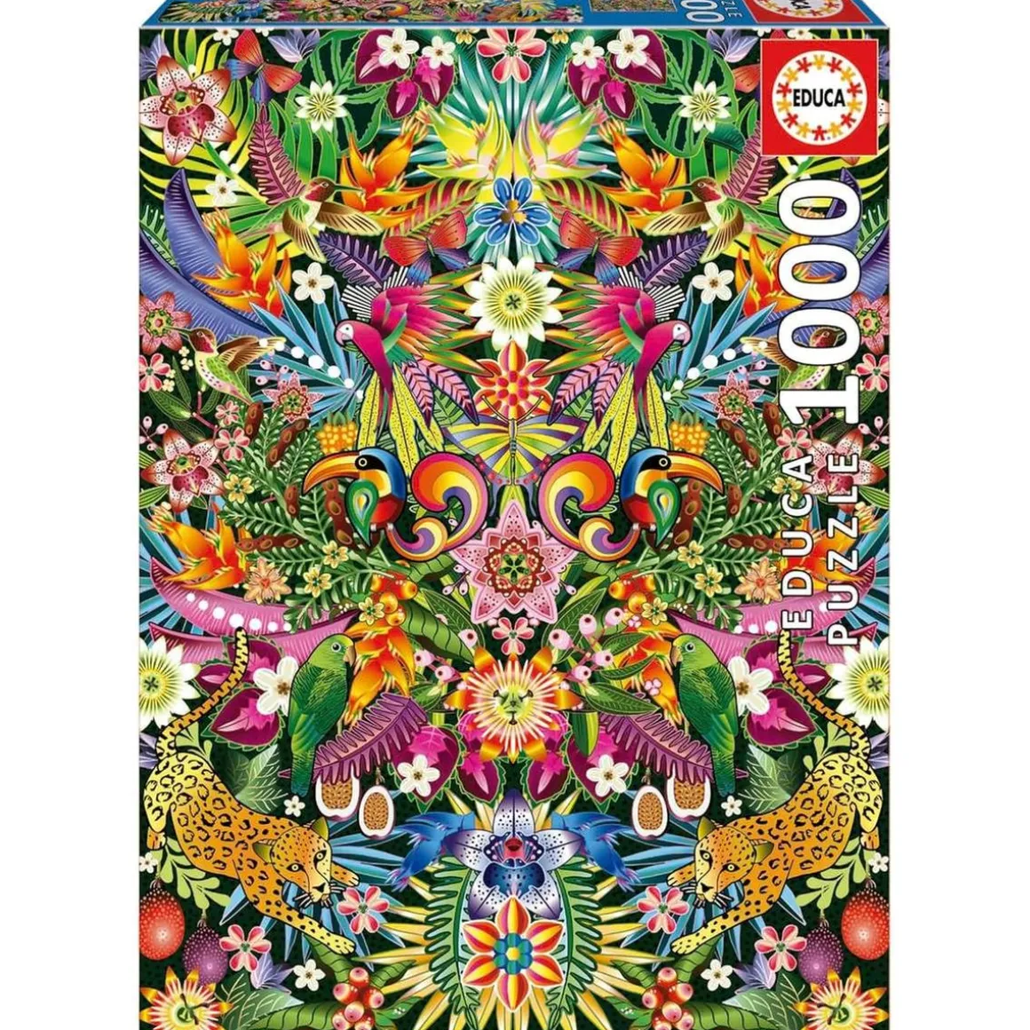 Educa Borras - Puzzle Adultos Motivo Tucanes 1000 Piezas ㅤ