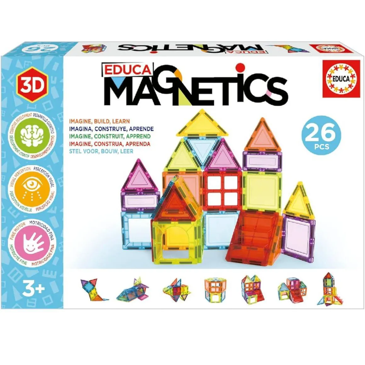 Educa Borrás - Educa Magnetics 26 piezas