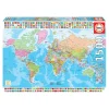 Educa Borrás - Mapa-Mundi Político Puzzle 1500 Piezas