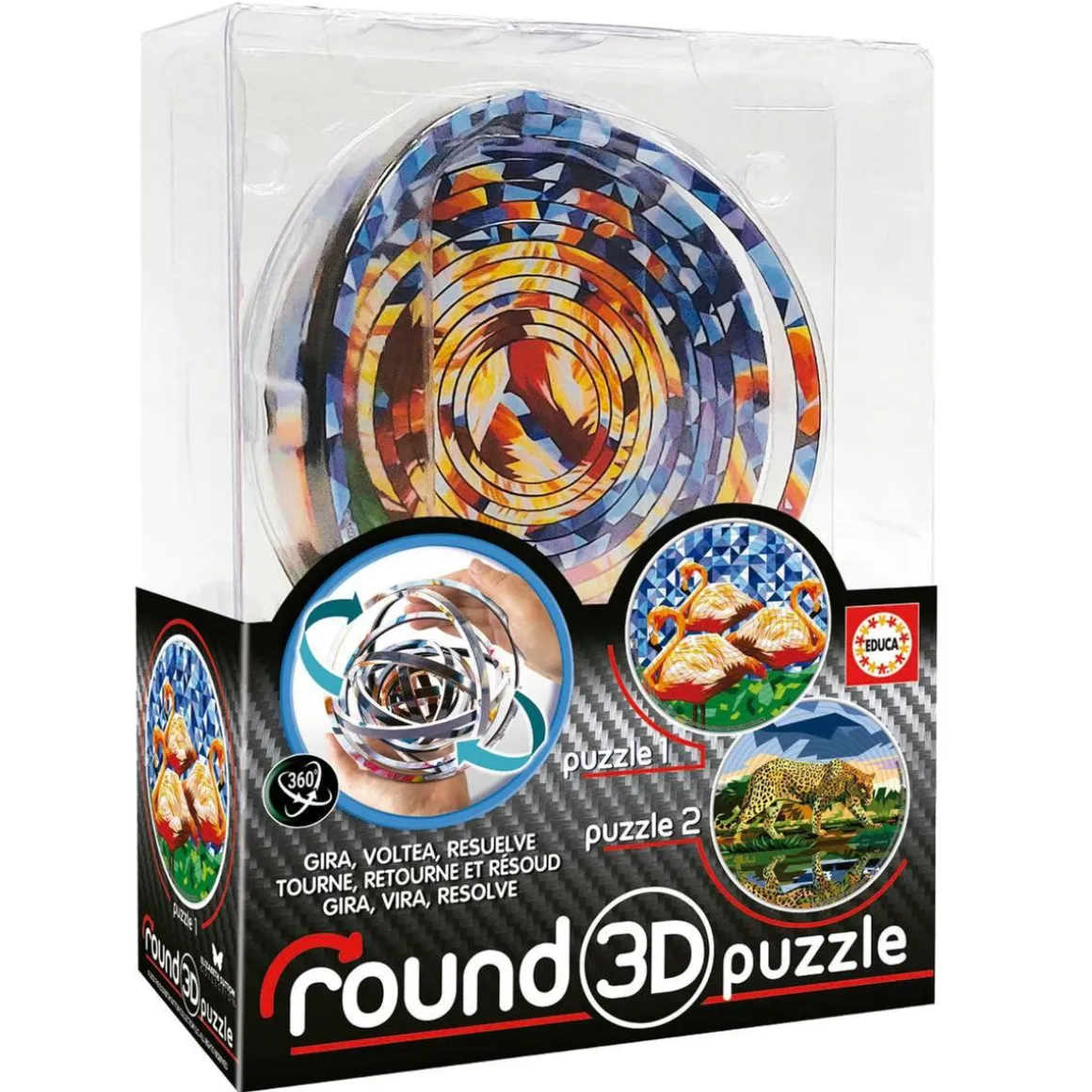 Educa Borrás - Puzzle redondo 3D Elizabeth Sutton