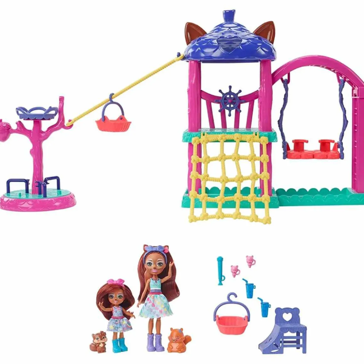 Enchantimals - City Tails - Parque de juegos de Sabine y Seneca Squirrel