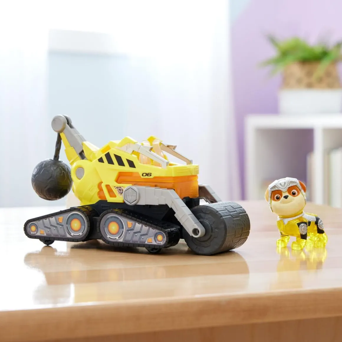 Energía - Patrulla Canina - Camión de construcción de juguete con figura de acción, luces y sonidos ㅤ