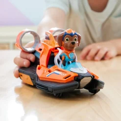 Energía - Patrulla Canina - Aerodeslizador de juguete con figura de acción de Zuma, luces y sonidos ㅤ