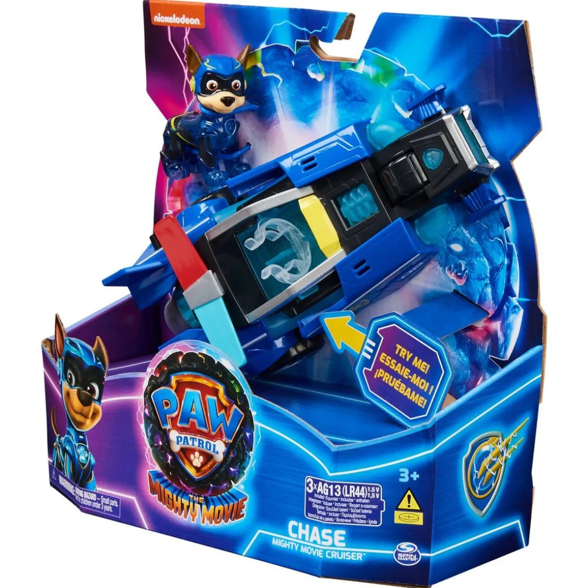 Energía - Patrulla Canina - Coche de juguete con figura de acción, luces y sonidos de Paw Patrol ㅤ