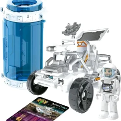 Energía - Vehículo Rover espacial motorizado con panel solar de 23 piezas ㅤ