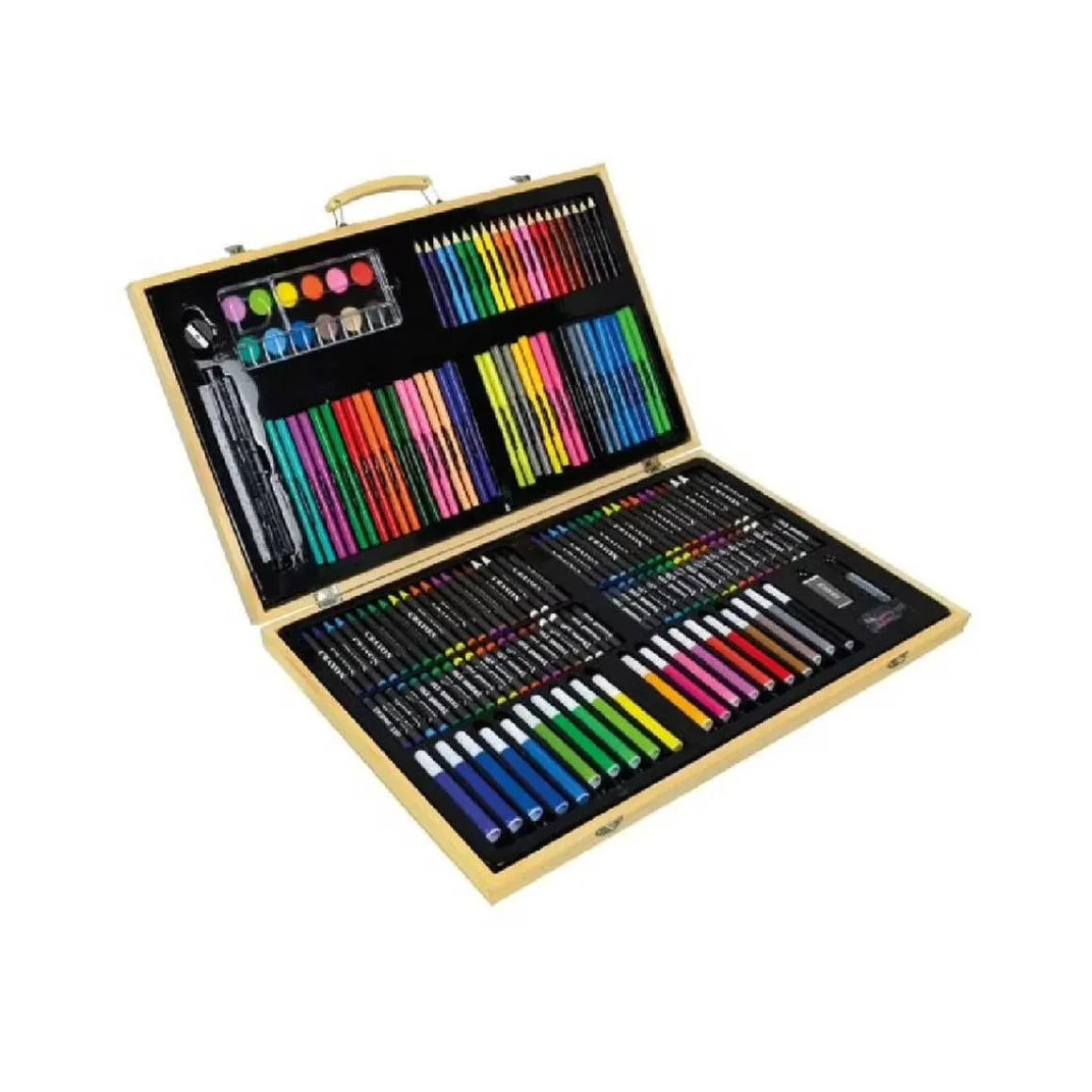 Estuche de madera 180 piezas