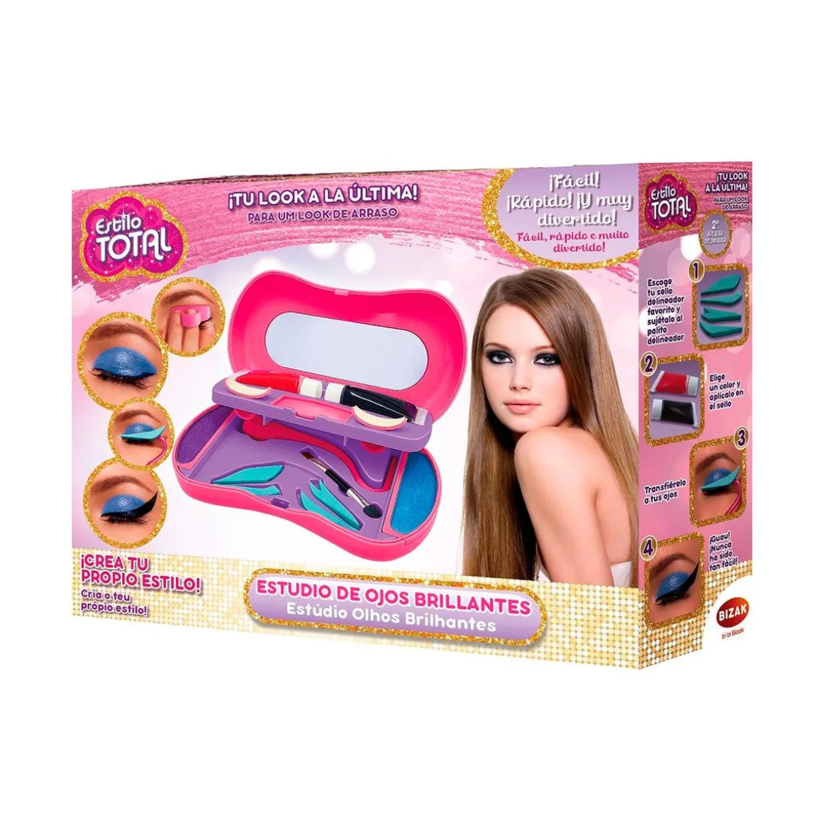 Estudio de ojos brillantes