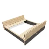 Exit - Arenero de madera Aksent 136 x 132 cm