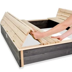 Exit - Arenero de madera Aksent 136 x 132 cm