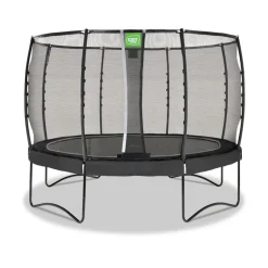 Exit - Cama elástica Allure Premium 366 cm negro