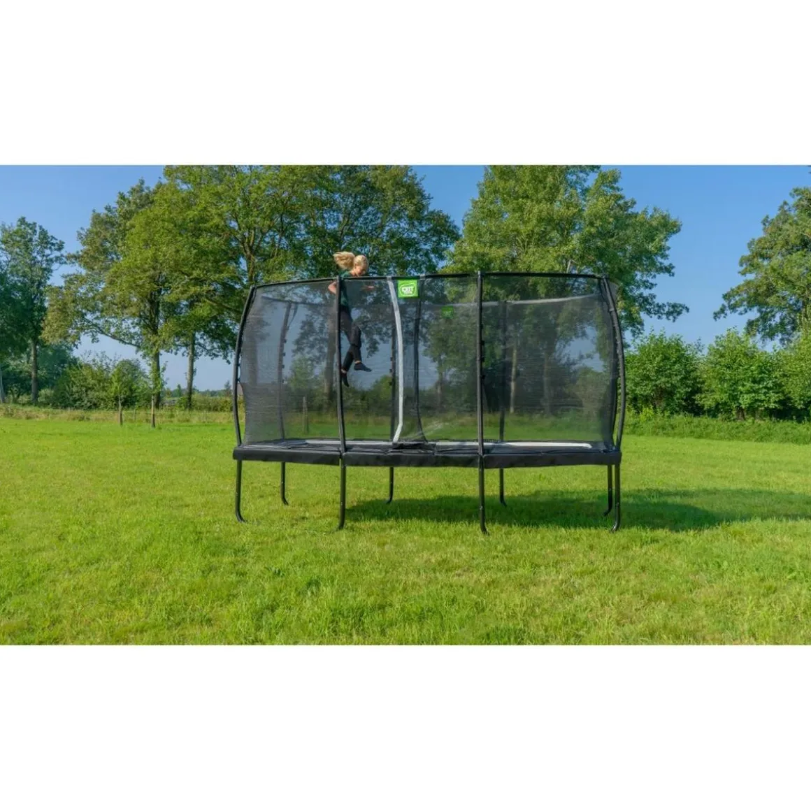 Exit - Cama elástica Allure Classic 214 x 366 cm negro