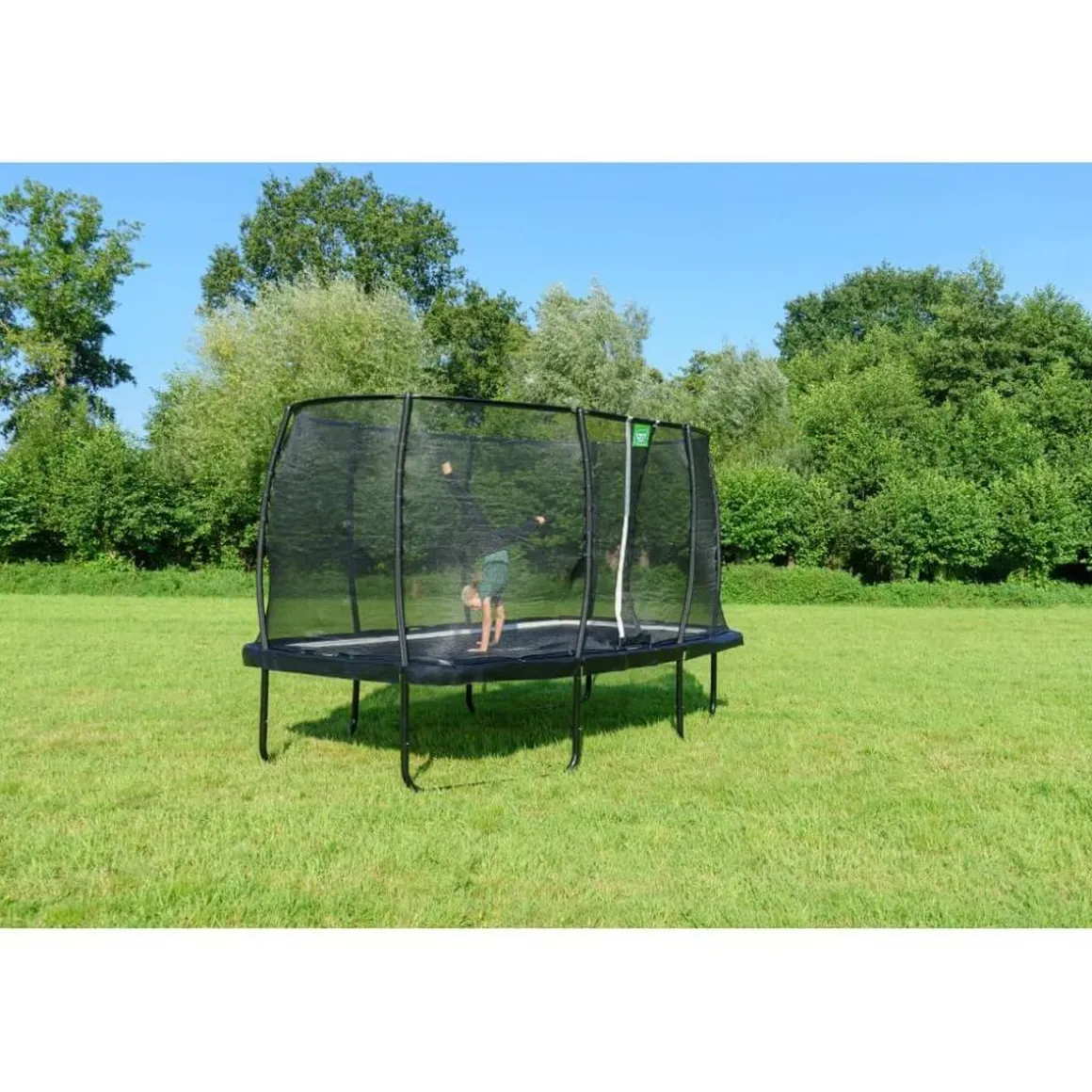 Exit - Cama elástica Allure Classic 214 x 366 cm negro