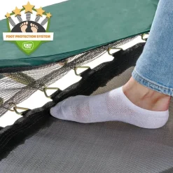 Exit - Cama elástica Allure Premium 244 x 427 cm verde