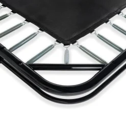 Exit - Cama elástica de suelo Dynamic 244 x 427 cm negro con perímetro de seguridad