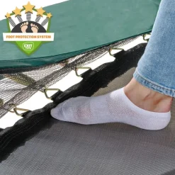 Exit - Cama elástica de suelo Allure Classic 366 cm verde