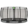 Exit - Cama elástica de suelo Allure Classic 427 cm negro