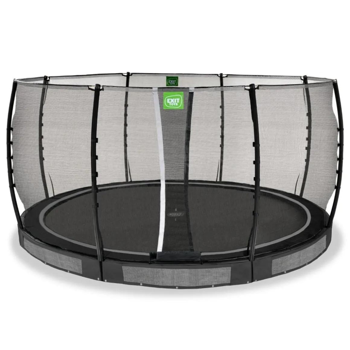 Exit - Cama elástica de suelo Allure Classic 427 cm negro
