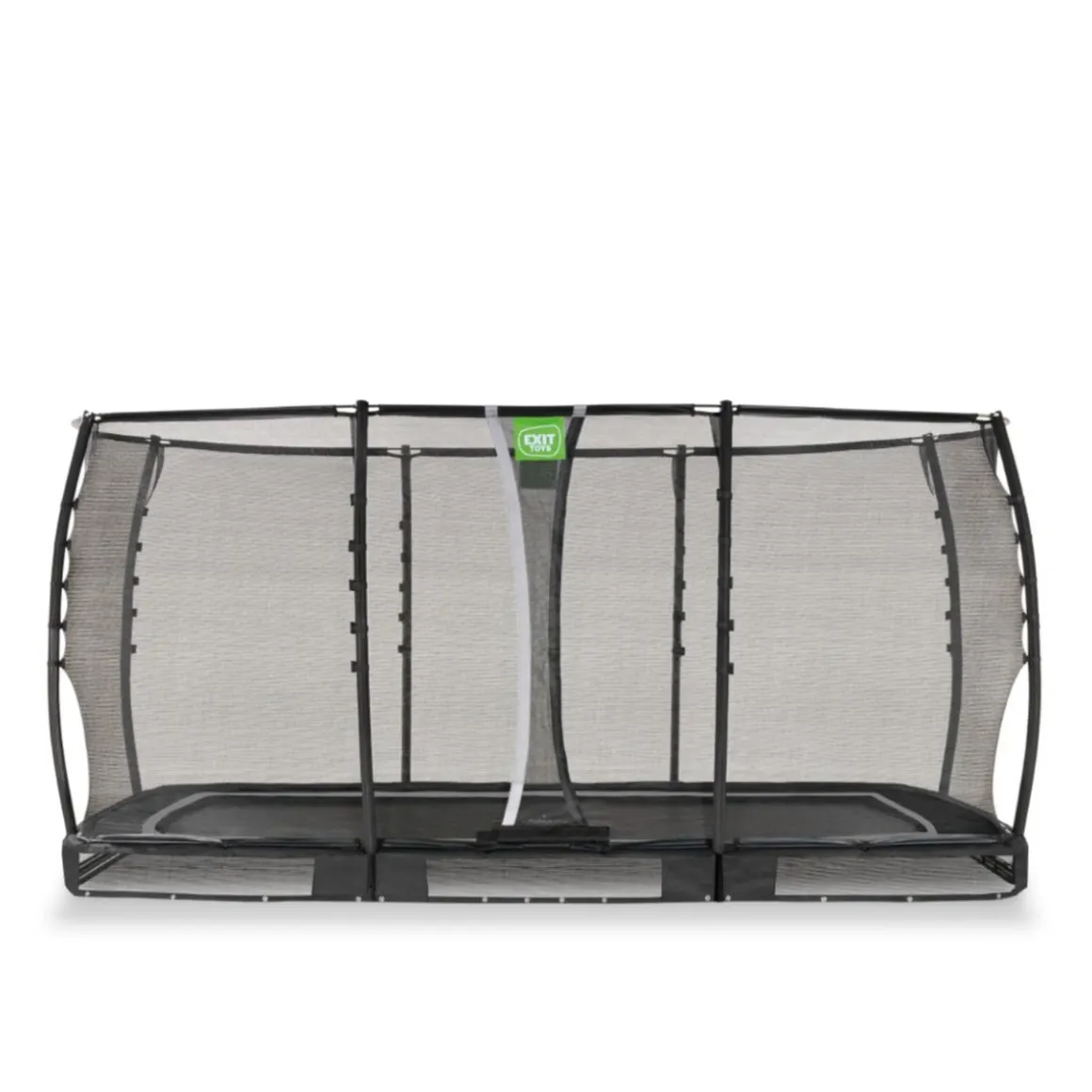 Exit - Cama elástica de suelo Allure Premium 244 x 427 cm negro